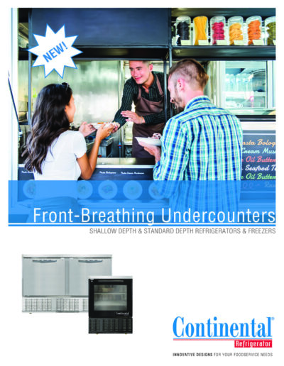Continental Front Breathing Undercounters