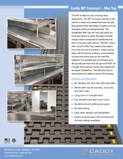 Caddy Corp Conveyor MT Web