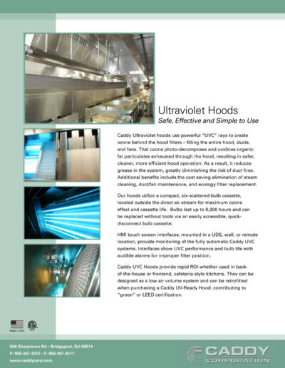 Caddy Corp UV Hoods